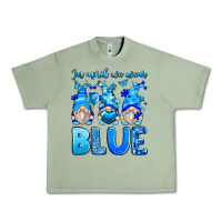 Oil Green in april we wear blue autism gnomes Urban Heavy Tee - Zillion Design Studio