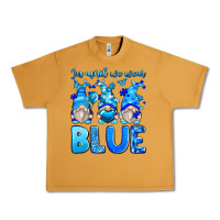 Peanut Butter in april we wear blue autism gnomes Urban Heavy Tee - Zillion Design Studio
