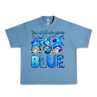 Pebble Blue in april we wear blue autism gnomes Urban Heavy Tee - Zillion Design Studio