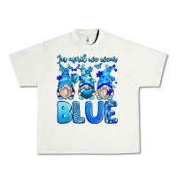 Pistachio in april we wear blue autism gnomes Urban Heavy Tee - Zillion Design Studio