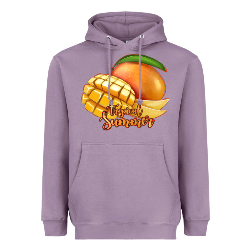 Mango Tropical Summer Heavyweight Hoodie by Jasminsmagicworld | Teevron