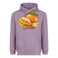 Lavender Mango Tropical Summer Heavyweight Hoodie - Jasminsmagicworld