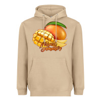 Mushroom Mango Tropical Summer Heavyweight Hoodie - Jasminsmagicworld