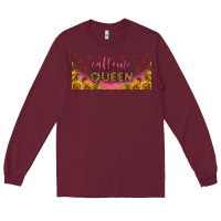 Burgundy caffeine queen 16oz libbey cup Long Sleeve Tee - HRA Design Shop