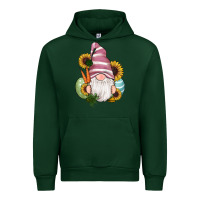 Forest Green easter gnomes egg carrot sunflowers Urban Hoodie - RanaPortraitStore