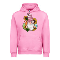 Fuchsia Pink easter gnomes egg carrot sunflowers Urban Hoodie - RanaPortraitStore