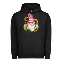 Pigment Black easter gnomes egg carrot sunflowers Urban Hoodie - RanaPortraitStore