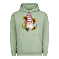 Pigment Oil Green easter gnomes egg carrot sunflowers Urban Hoodie - RanaPortraitStore
