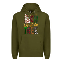 Army Green oh christmas tree bbs Premium Hoodie - BundleAndBundleShop