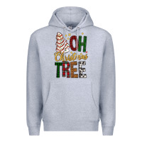 Heather Grey oh christmas tree bbs Premium Hoodie - BundleAndBundleShop
