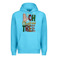 Ocean Blue oh christmas tree bbs Premium Hoodie - BundleAndBundleShop