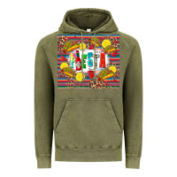 Vintage Olive taco fiesta Vintage Hoodie - Zillion Design Studio