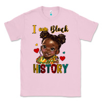 Bubblegum Pink i am black history Classic Tee - HRA Design Shop