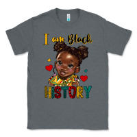 Charcoal Heather i am black history Classic Tee - HRA Design Shop