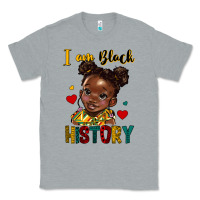 Heather Grey i am black history Classic Tee - HRA Design Shop