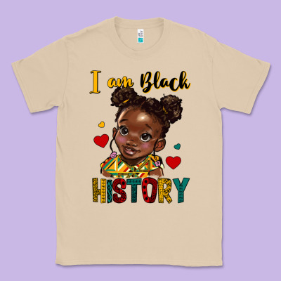 I Am Black History Classic Tee Designed By Hra Design Shop