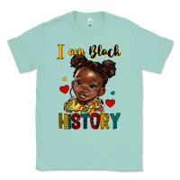 Seafoam i am black history Classic Tee - HRA Design Shop