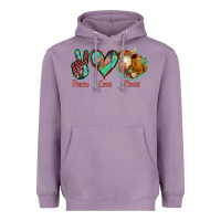 Lavender Peace Love Cows Heavyweight Hoodie - Jasminsmagicworld