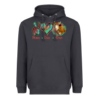 Smoke Peace Love Cows Heavyweight Hoodie - Jasminsmagicworld