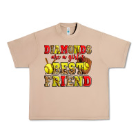 Burro diamonds are a girl's best friend softball Urban Heavy Tee - Zillion Design Studio