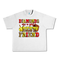 Lunar Rock diamonds are a girl's best friend softball Urban Heavy Tee - Zillion Design Studio
