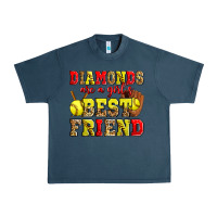 Midnight Navy diamonds are a girl's best friend softball Urban Heavy Tee - Zillion Design Studio