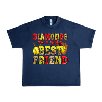 Navy diamonds are a girl's best friend softball Urban Heavy Tee - Zillion Design Studio