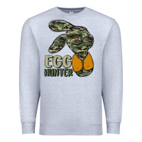 Heather Grey egg hunter Premium Sweatshirt - MaliasSmallBusiness