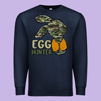 Egg Hunter Premium Sweatshirt Designed By Maliassmallbusiness
