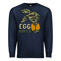 Navy egg hunter Premium Sweatshirt - MaliasSmallBusiness