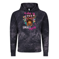 Cloud Black minding my own small business afro messy bun Vintage Hoodie - texasbilliewilder