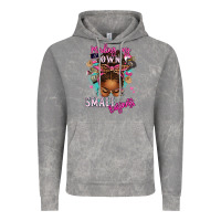 Cloud Rock minding my own small business afro messy bun Vintage Hoodie - texasbilliewilder