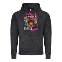 Vintage Black minding my own small business afro messy bun Vintage Hoodie - texasbilliewilder
