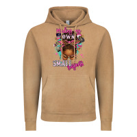 Vintage Camel minding my own small business afro messy bun Vintage Hoodie - texasbilliewilder
