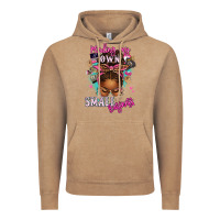 Vintage Coffee minding my own small business afro messy bun Vintage Hoodie - texasbilliewilder