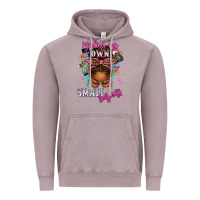 Vintage Zinc minding my own small business afro messy bun Vintage Hoodie - texasbilliewilder