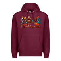 Burgundy 2022 thanksgiving bbs Premium Hoodie - BundleAndBundleShop