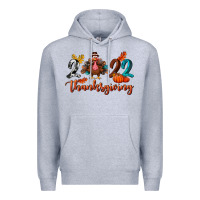 Heather Grey 2022 thanksgiving bbs Premium Hoodie - BundleAndBundleShop