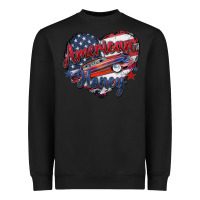 Black American honey Heavyweight Sweatshirt - Zillion Design Studio