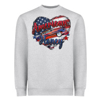 Heather Grey American honey Heavyweight Sweatshirt - Zillion Design Studio