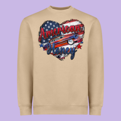 American Honey Heavyweight Sweatshirt Designed By Zillion Design Studio