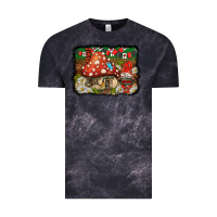 Cloud Black welcome ladybug gnome background Vintage Tee - BarkalooDesign