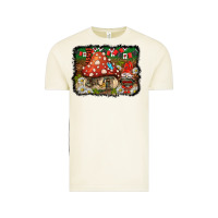 Vintage Arctic welcome ladybug gnome background Vintage Tee - BarkalooDesign