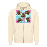 Sandshell dinosaur stegosaurus Zipper Hoodie - Artiststas