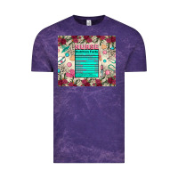 Cloud Purple nurse nutrition facts Vintage Tee - Zillion Design Studio