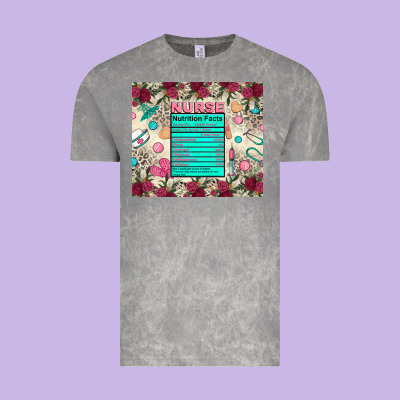 Nurse Nutrition Facts Vintage Tee Designed By Zillion Design Studio