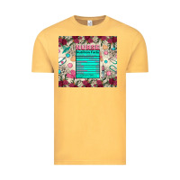 Vintage Mustard nurse nutrition facts Vintage Tee - Zillion Design Studio