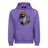 Tulip Raccoon with Flowers Urban Hoodie - Bettercallsaul
