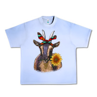 Grape Ice sunflower aztec ribbon goat Urban Heavy Tee - RanaPortraitStore