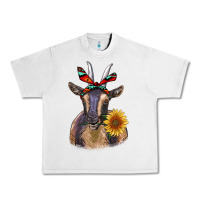 Lunar Rock sunflower aztec ribbon goat Urban Heavy Tee - RanaPortraitStore